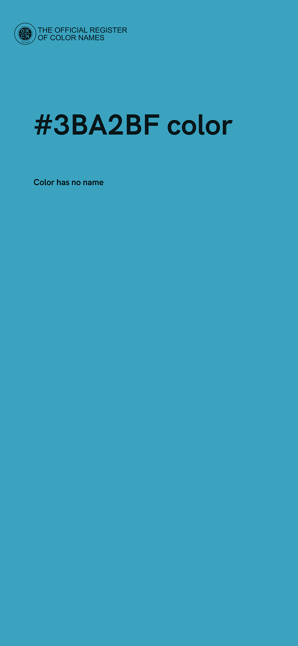 #3BA2BF color image