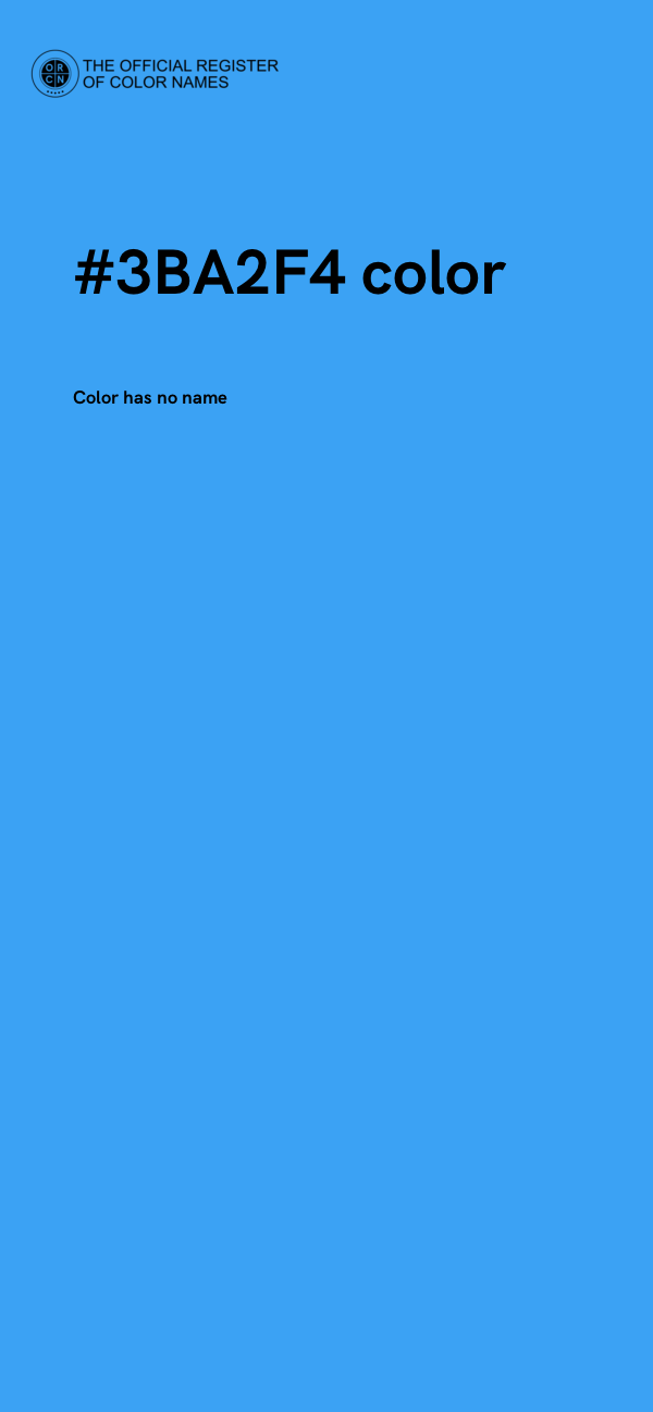#3BA2F4 color image