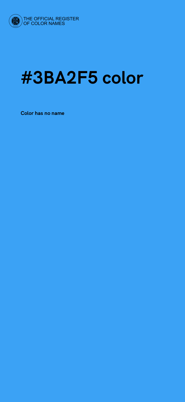 #3BA2F5 color image