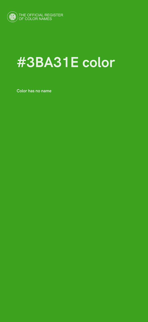 #3BA31E color image