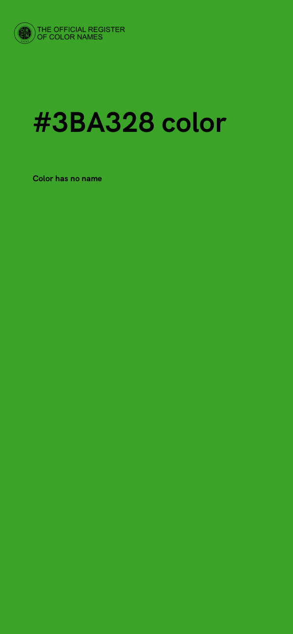 #3BA328 color image