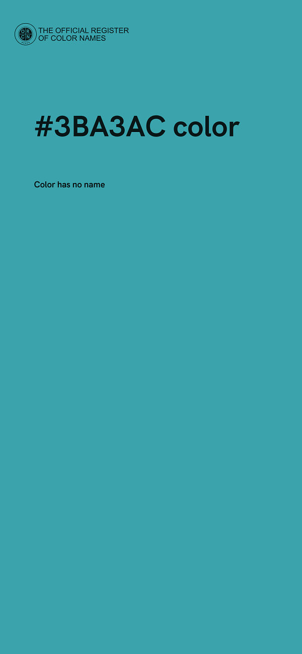 #3BA3AC color image