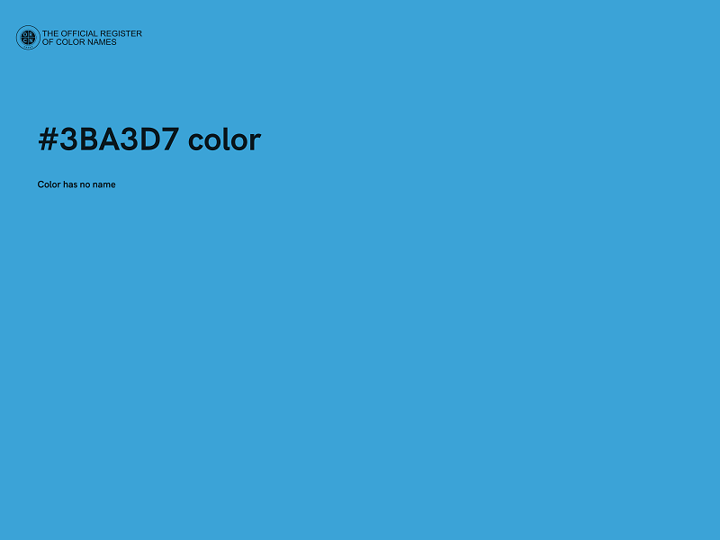 #3BA3D7 color image