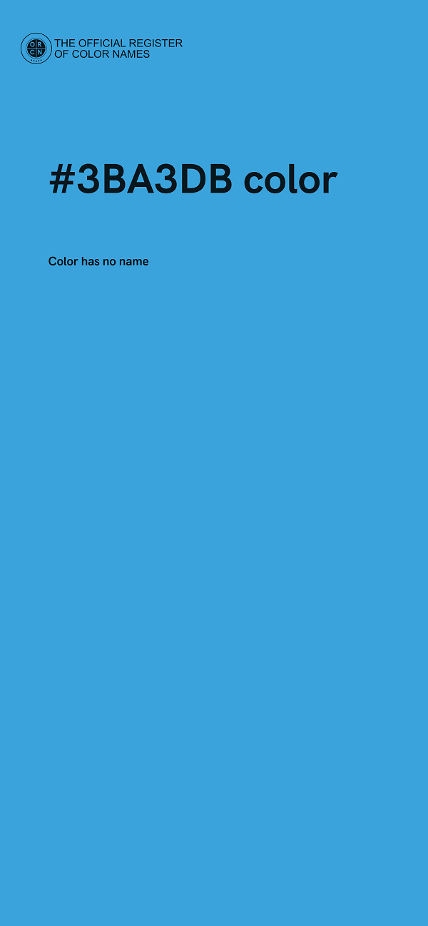 #3BA3DB color image