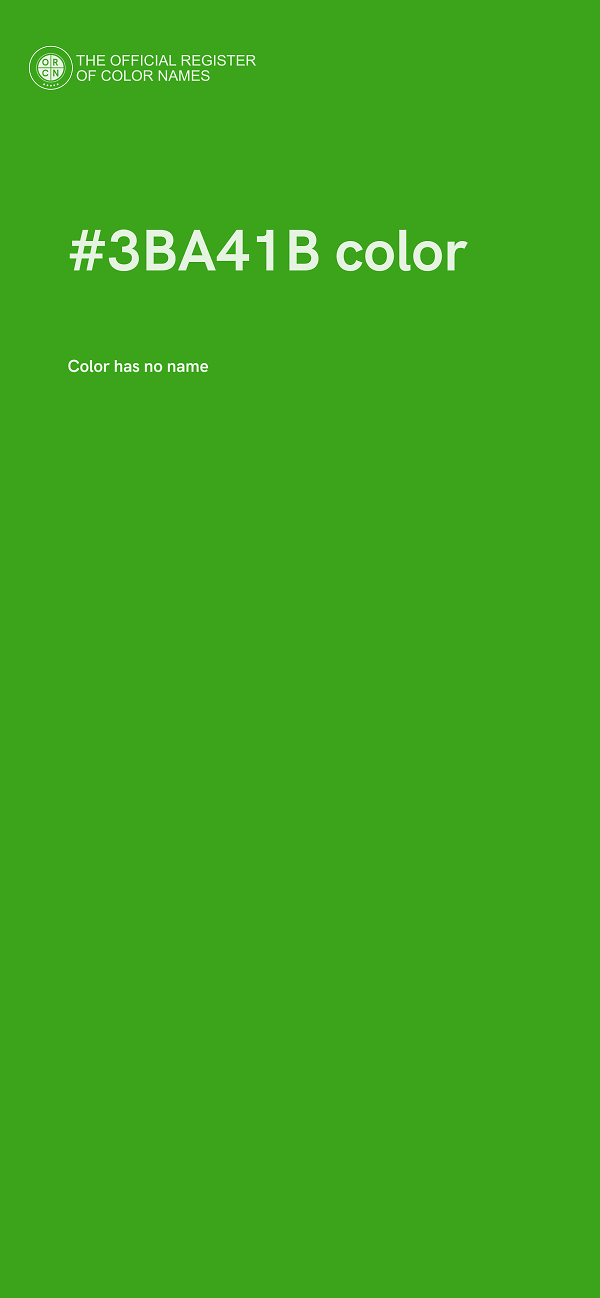 #3BA41B color image