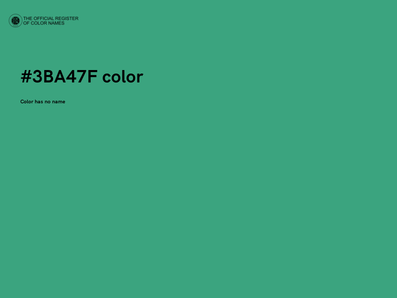 #3BA47F color image