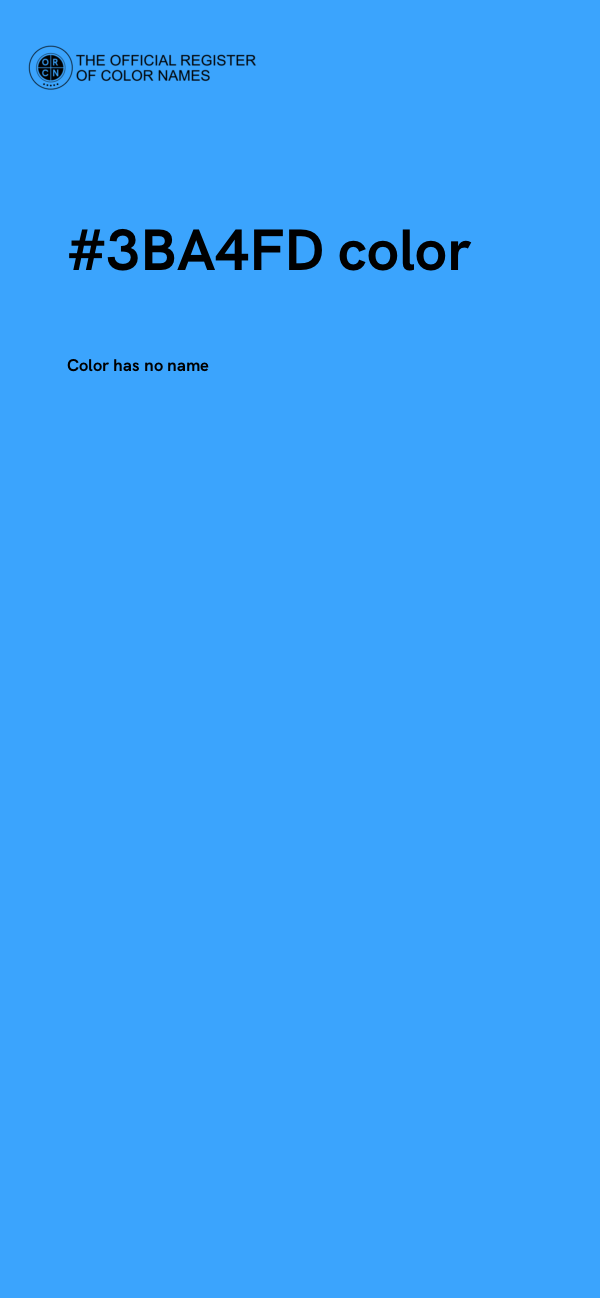 #3BA4FD color image