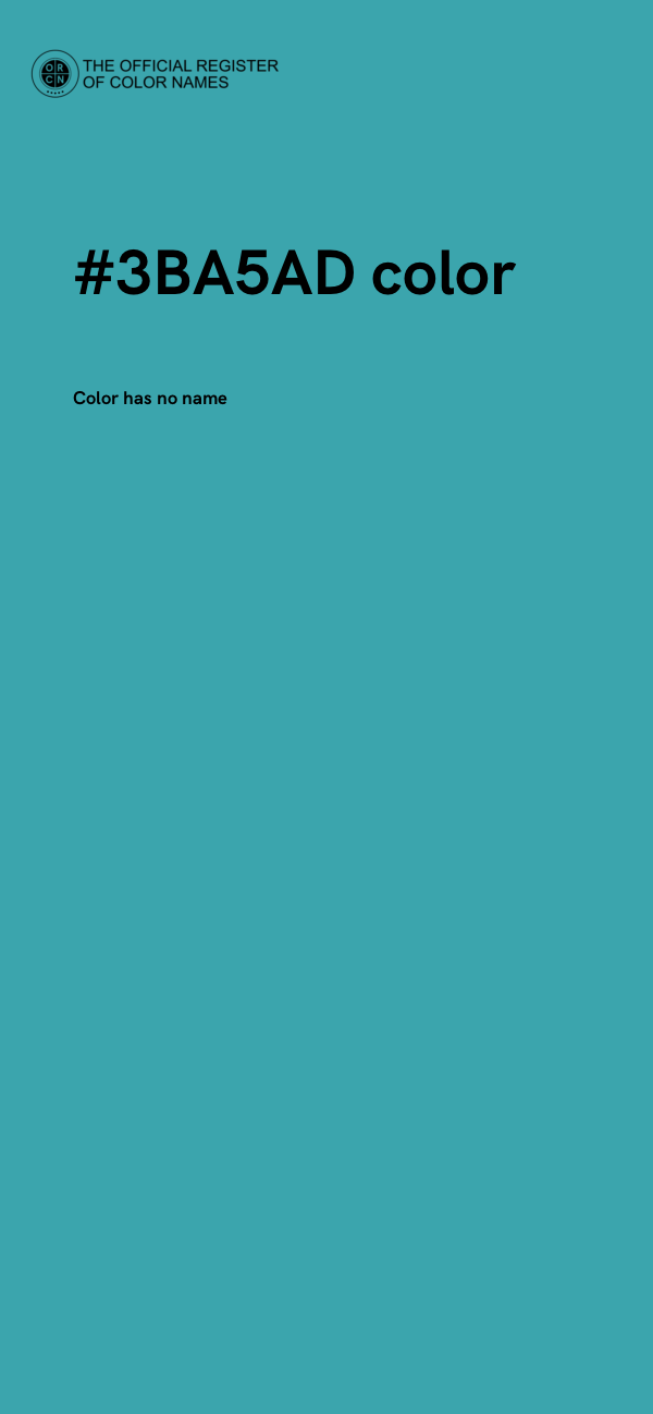 #3BA5AD color image