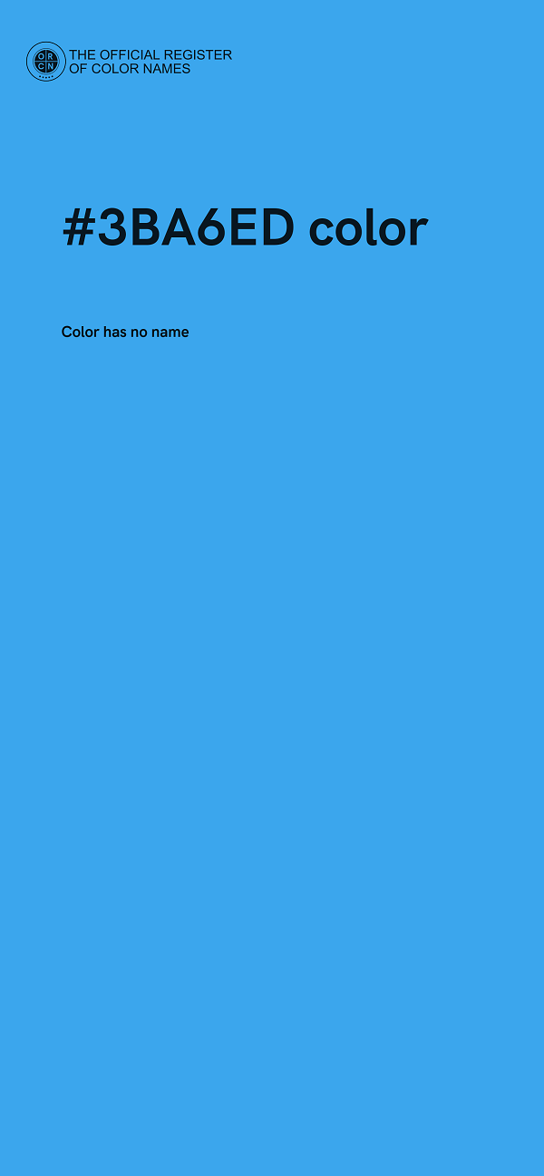 #3BA6ED color image