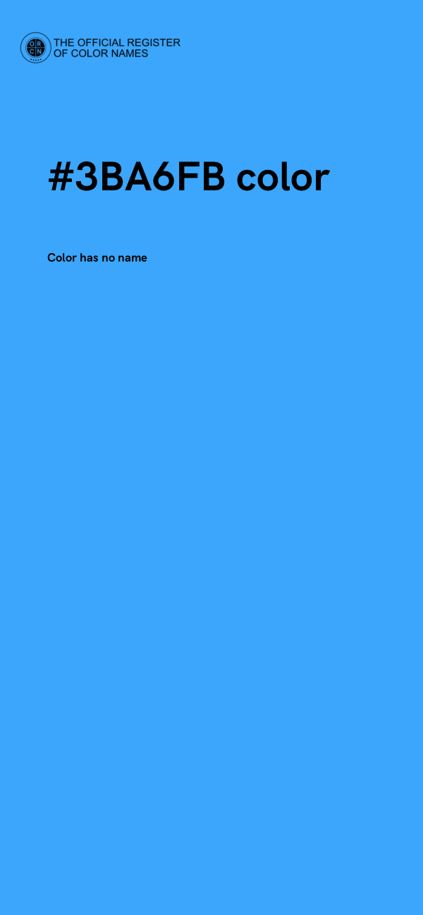 #3BA6FB color image