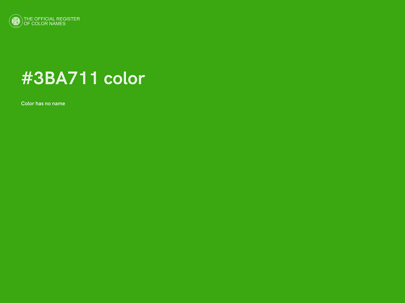 #3BA711 color image