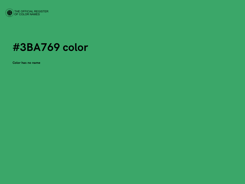 #3BA769 color image