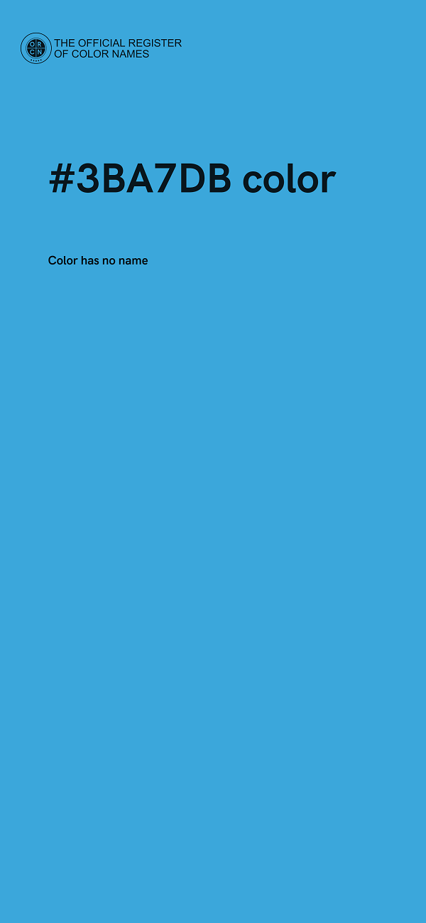 #3BA7DB color image
