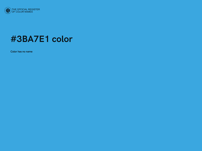 #3BA7E1 color image