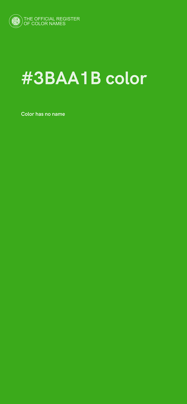 #3BAA1B color image