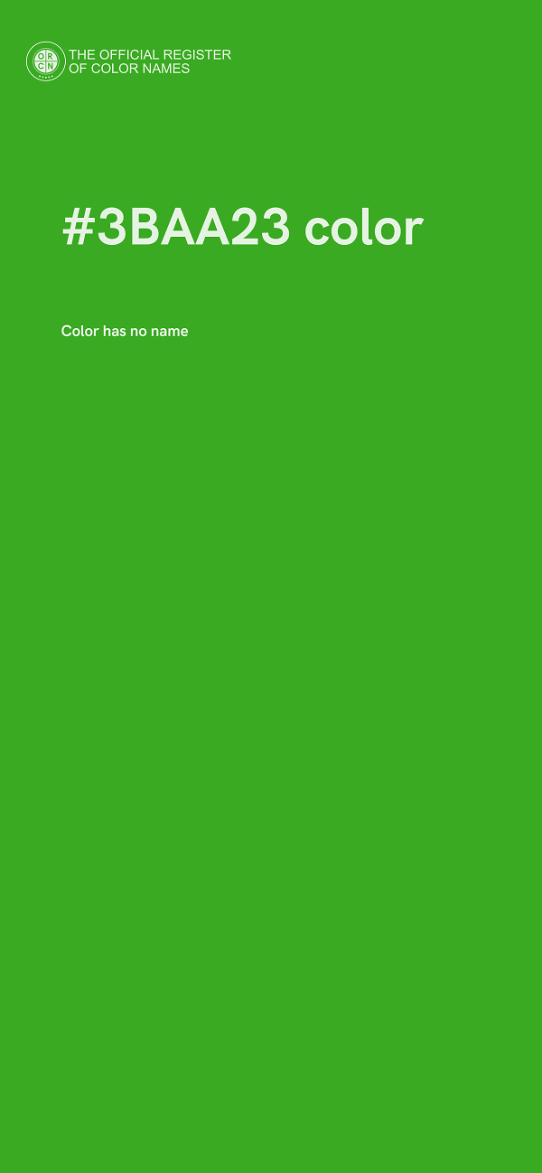 #3BAA23 color image
