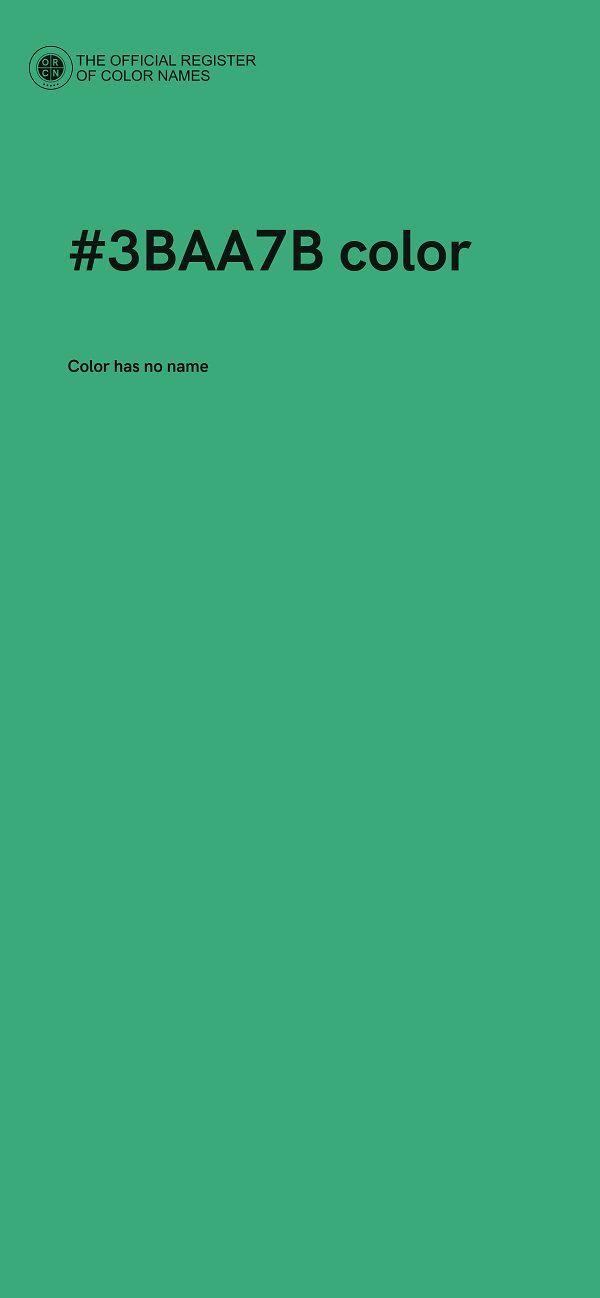 #3BAA7B color image