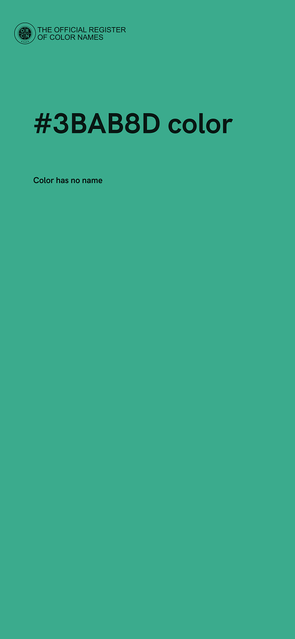 #3BAB8D color image