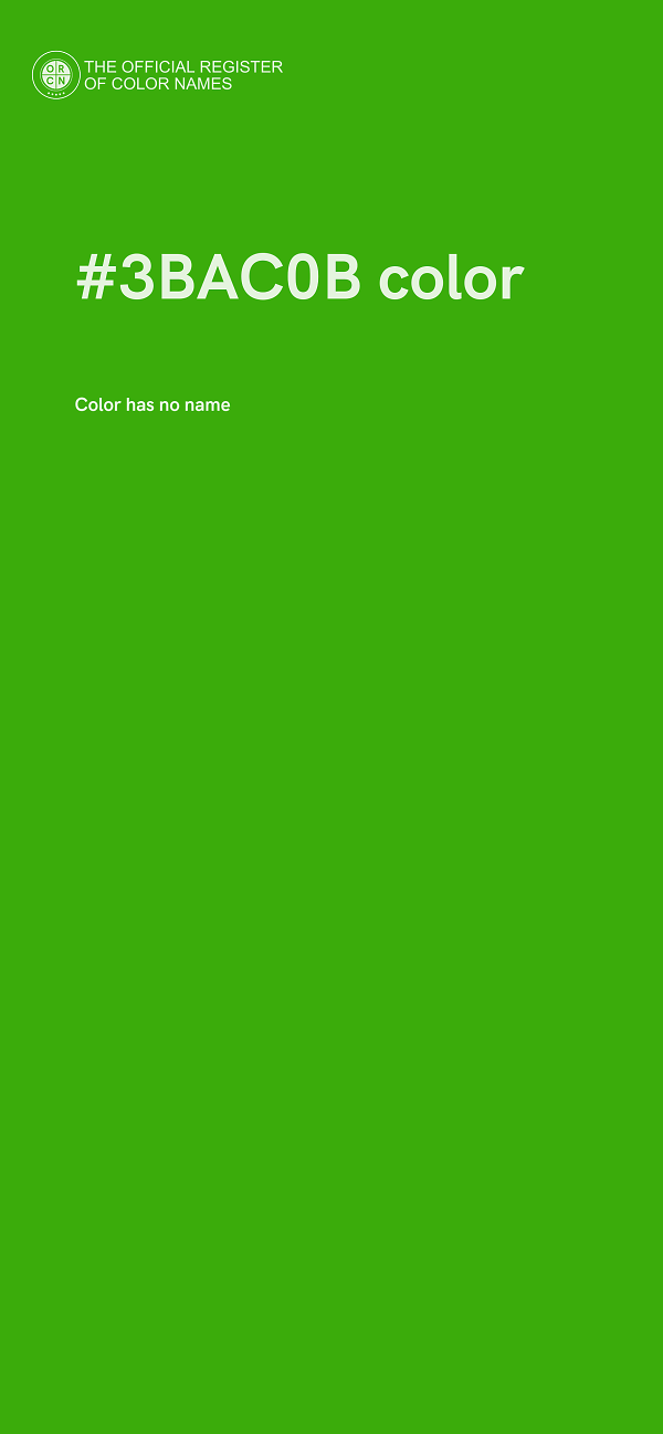 #3BAC0B color image