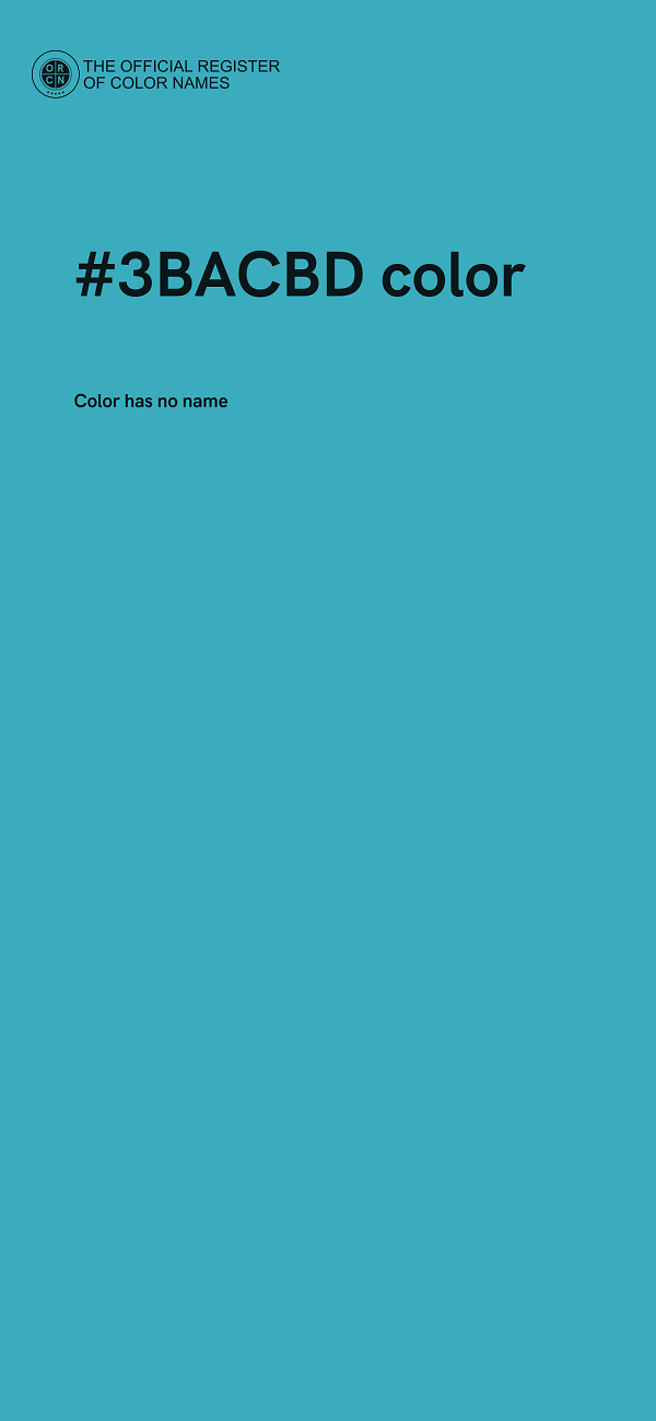 #3BACBD color image