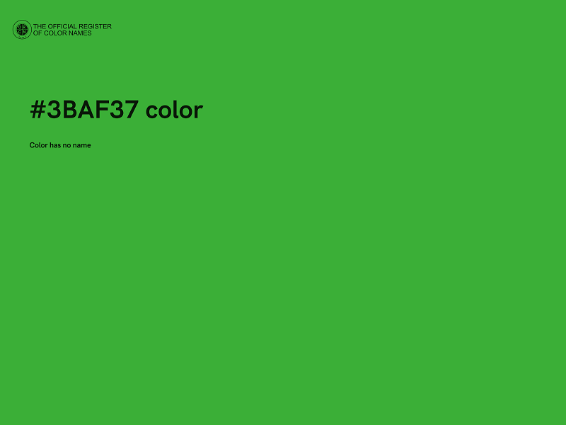 #3BAF37 color image