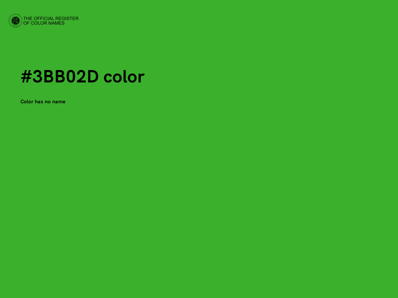#3BB02D color image