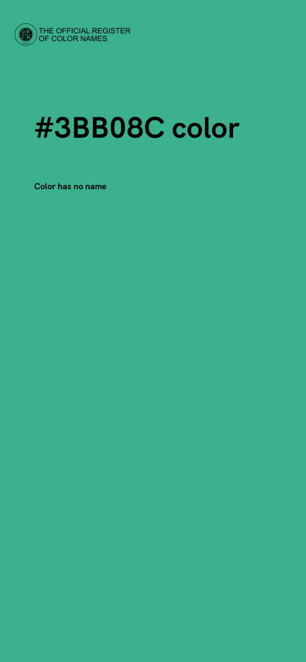 #3BB08C color image