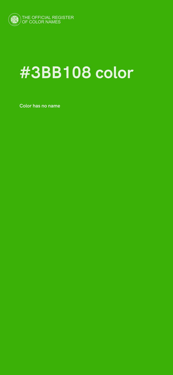 #3BB108 color image