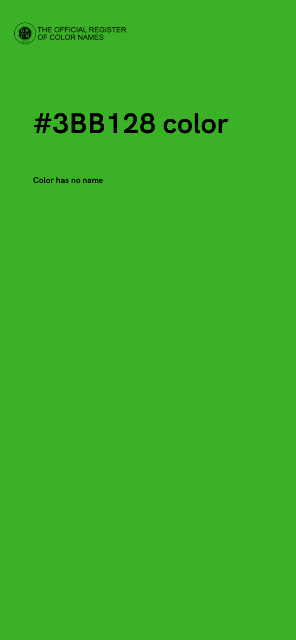 #3BB128 color image