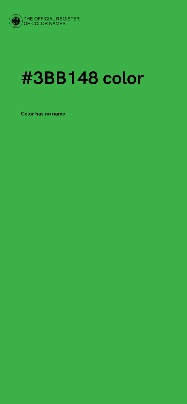 #3BB148 color image