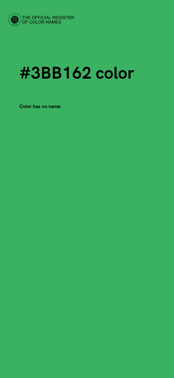 #3BB162 color image