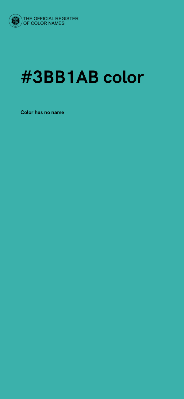 #3BB1AB color image