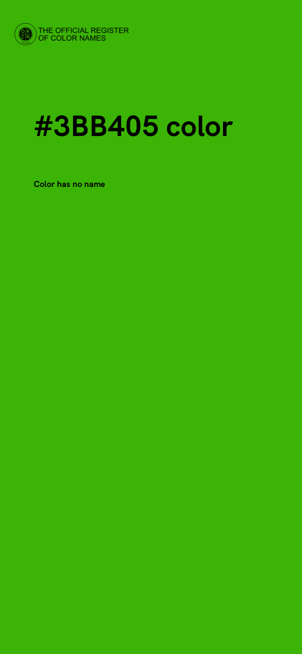 #3BB405 color image