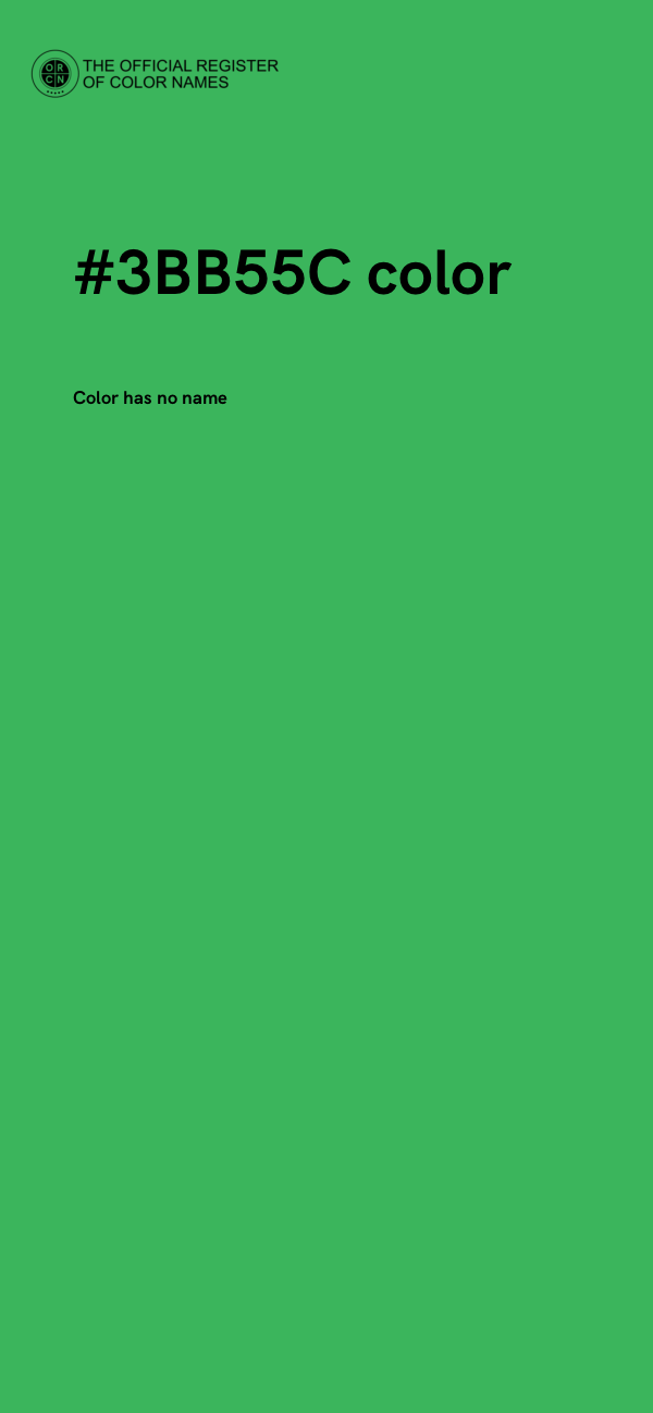 #3BB55C color image
