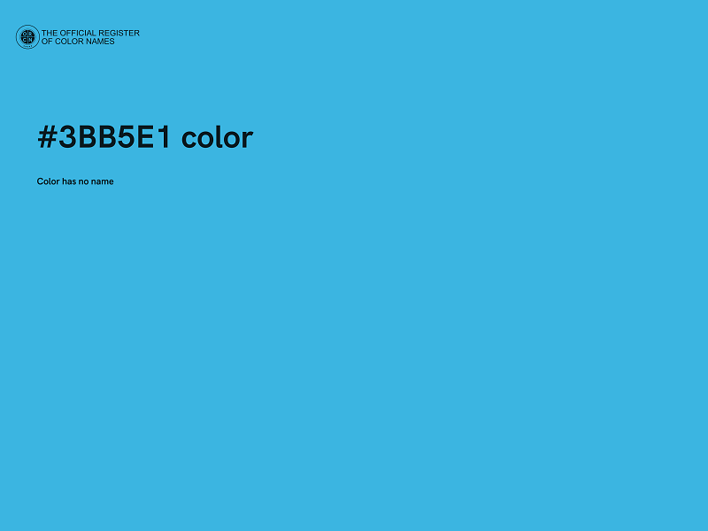 #3BB5E1 color image