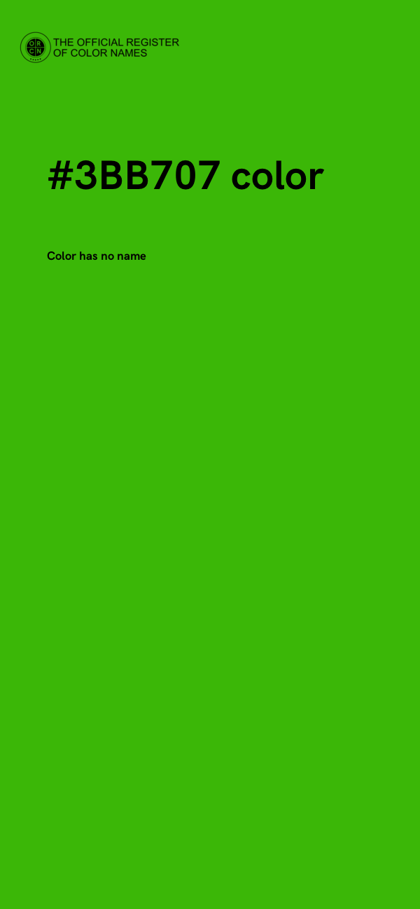 #3BB707 color image