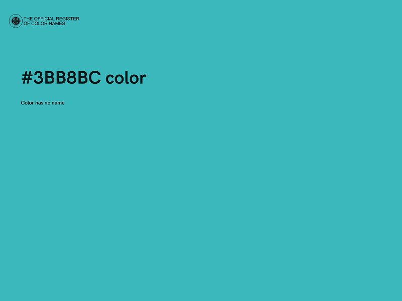 #3BB8BC color image