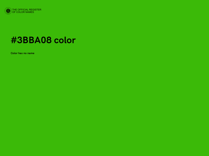 #3BBA08 color image
