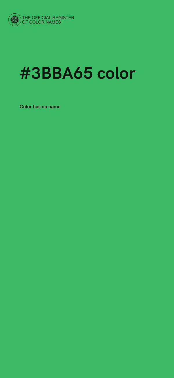 #3BBA65 color image
