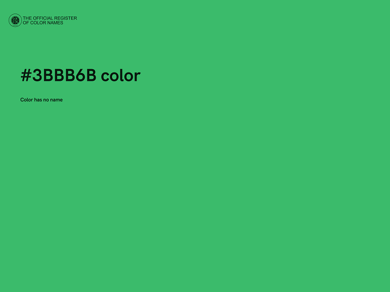 #3BBB6B color image