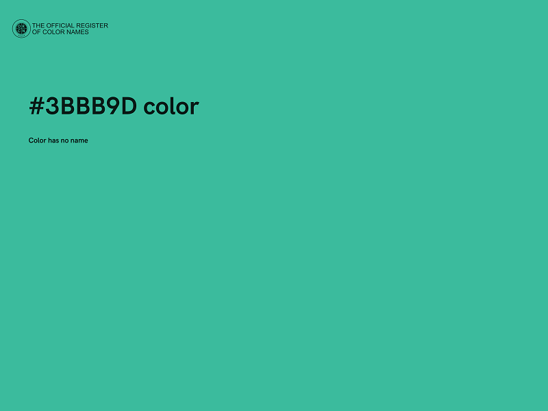 #3BBB9D color image