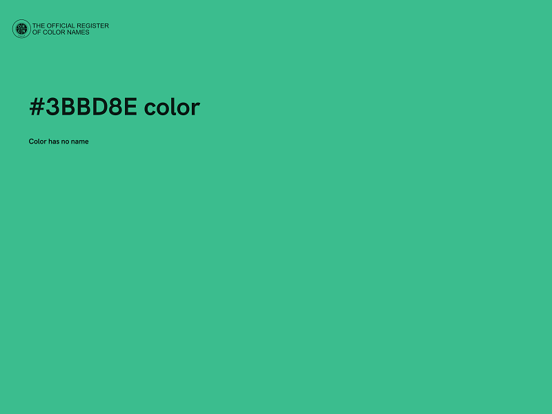 #3BBD8E color image