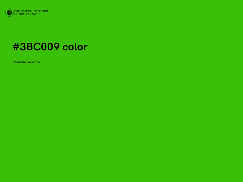 #3BC009 color image