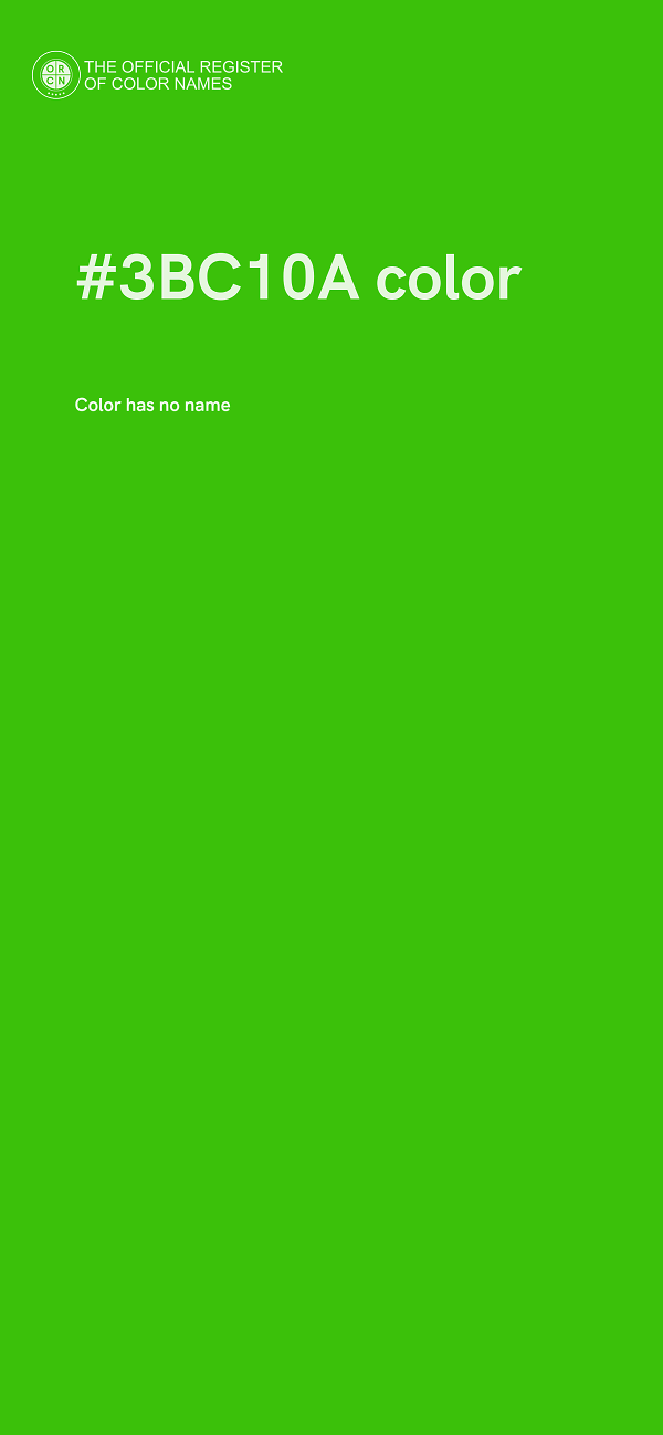 #3BC10A color image