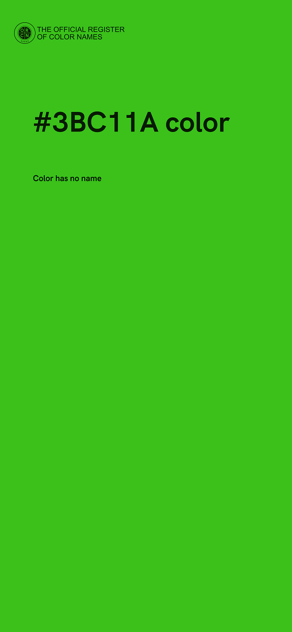 #3BC11A color image