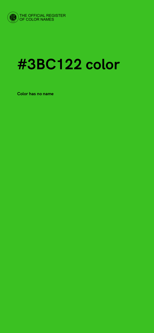 #3BC122 color image