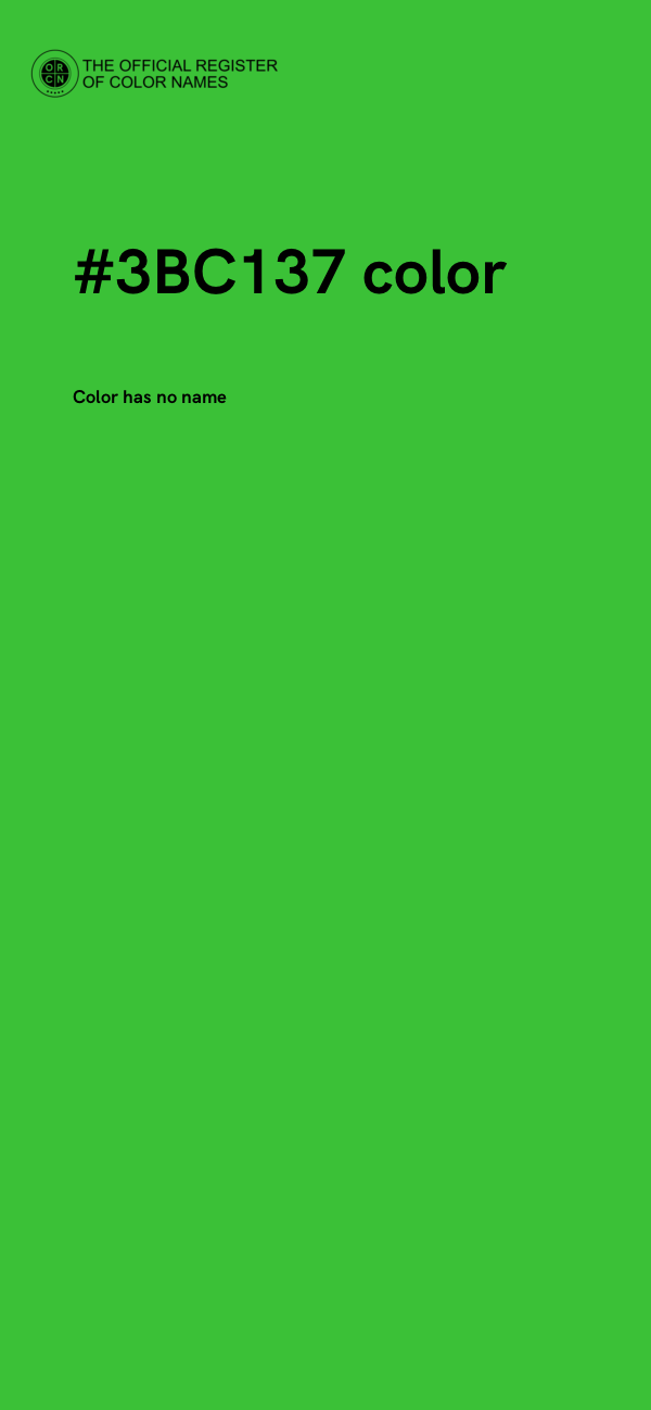 #3BC137 color image
