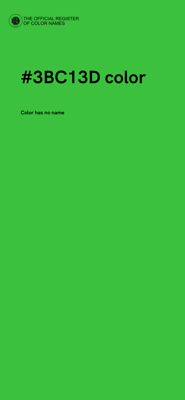 #3BC13D color image