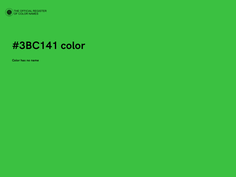 #3BC141 color image