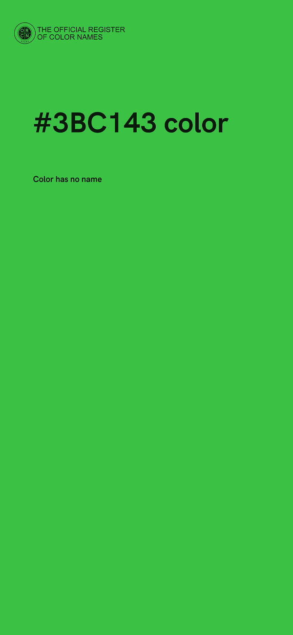#3BC143 color image